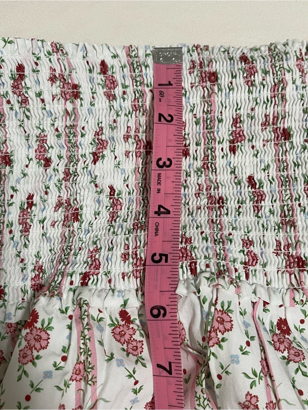 Hill House Home Delphine Floral Nap Skirt Size Medium - Picture 6 of 12